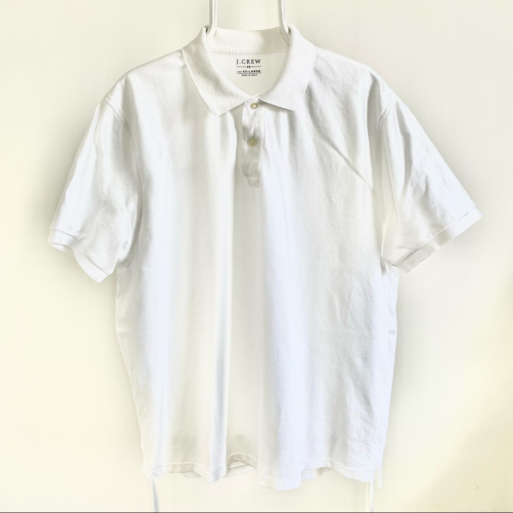 JCREW Classic Piqué Polo Shirt - White
